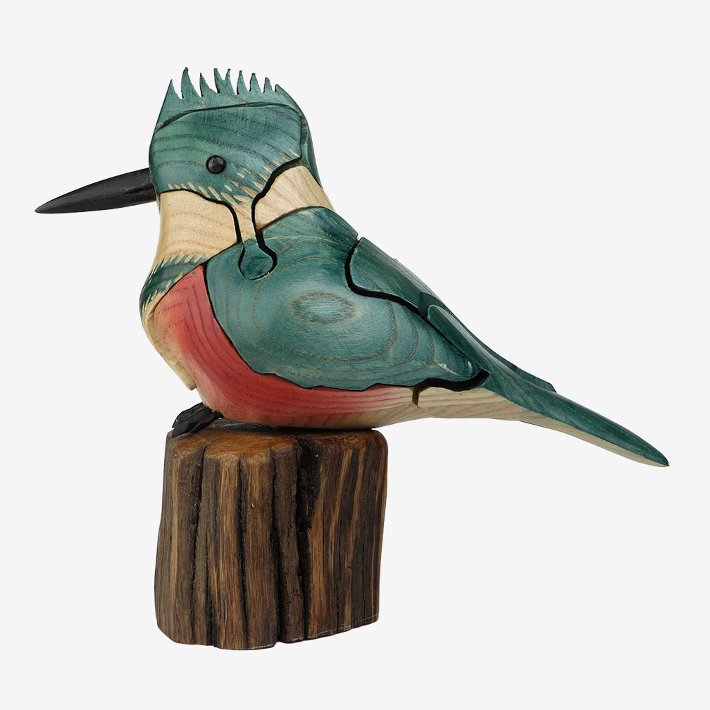Genesis Chapman Bird Puzzles: Kingfisher with Fish