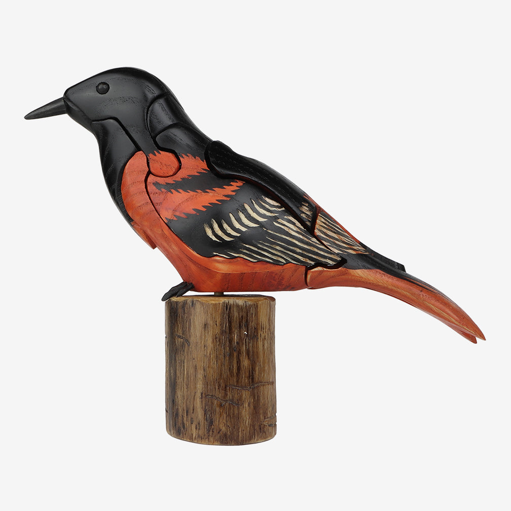 Genesis Chapman Bird Puzzles: Oriole with Caterpillar