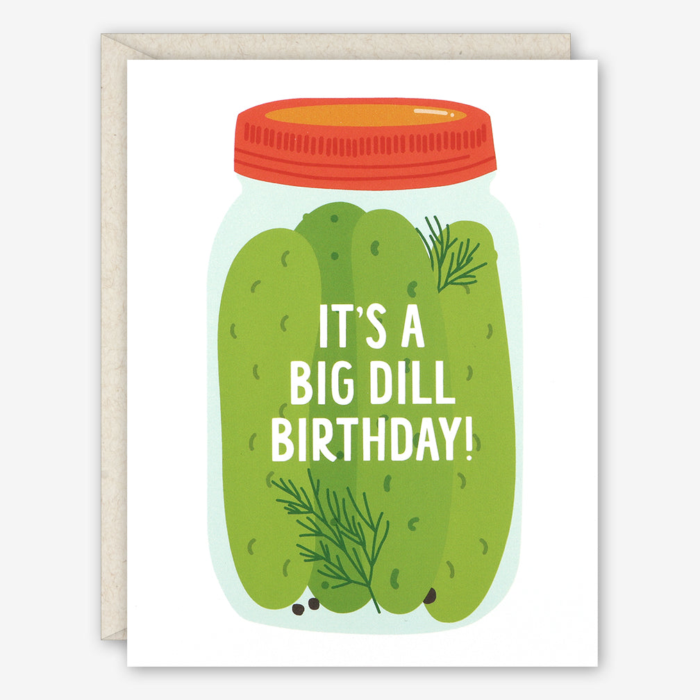 Graphic Anthology Birthday Card: Big Dill