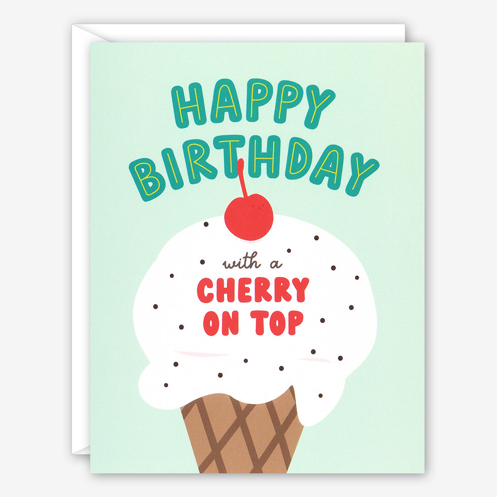 Graphic Anthology Birthday Card: Cherry on Top