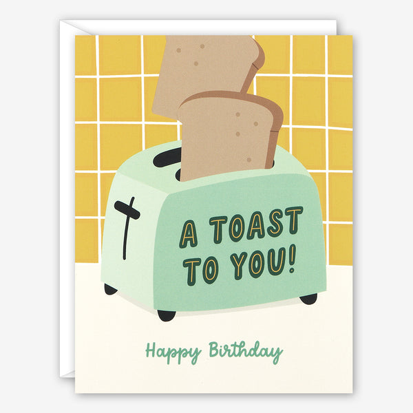 Graphic Anthology Birthday Card: Birthday Toast To You