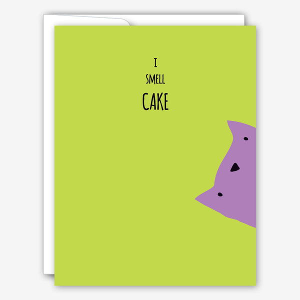 Great Arrow Birthday Card: I Smell Cake Cat