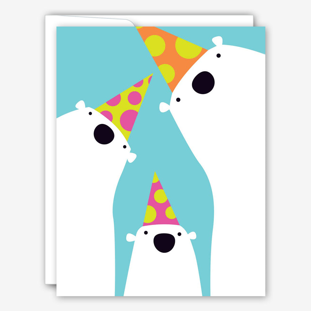 Great Arrow Birthday Card: Polar Bear Party
