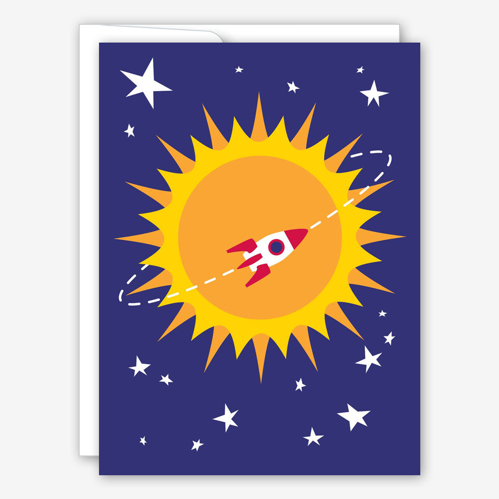 Great Arrow Birthday Card: Rocket Around the Sun