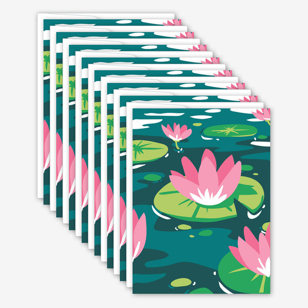 Great Arrow Blank Note Box of Cards: Water Lily