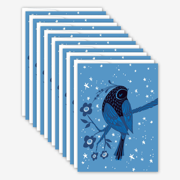 Great Arrow Blank Note Box of Cards: Twilight Bird