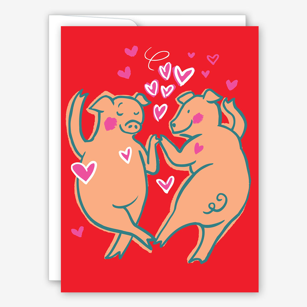 Great Arrow Love Card: Hogs & Kisses