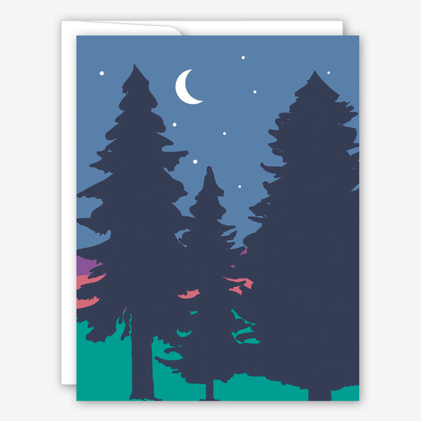 Great Arrow Sympathy Card: Evergreen Sunset