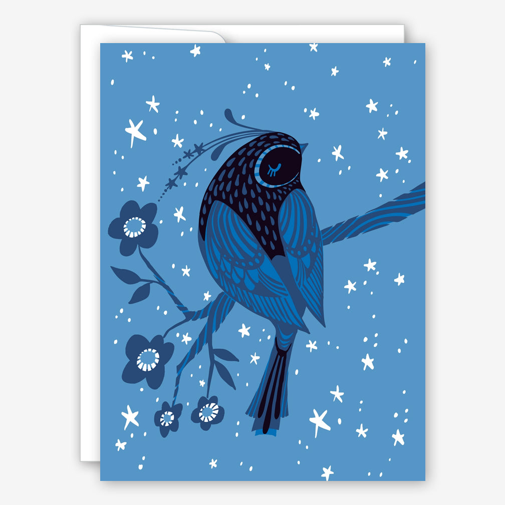 Great Arrow Sympathy Card: Twilight Bird