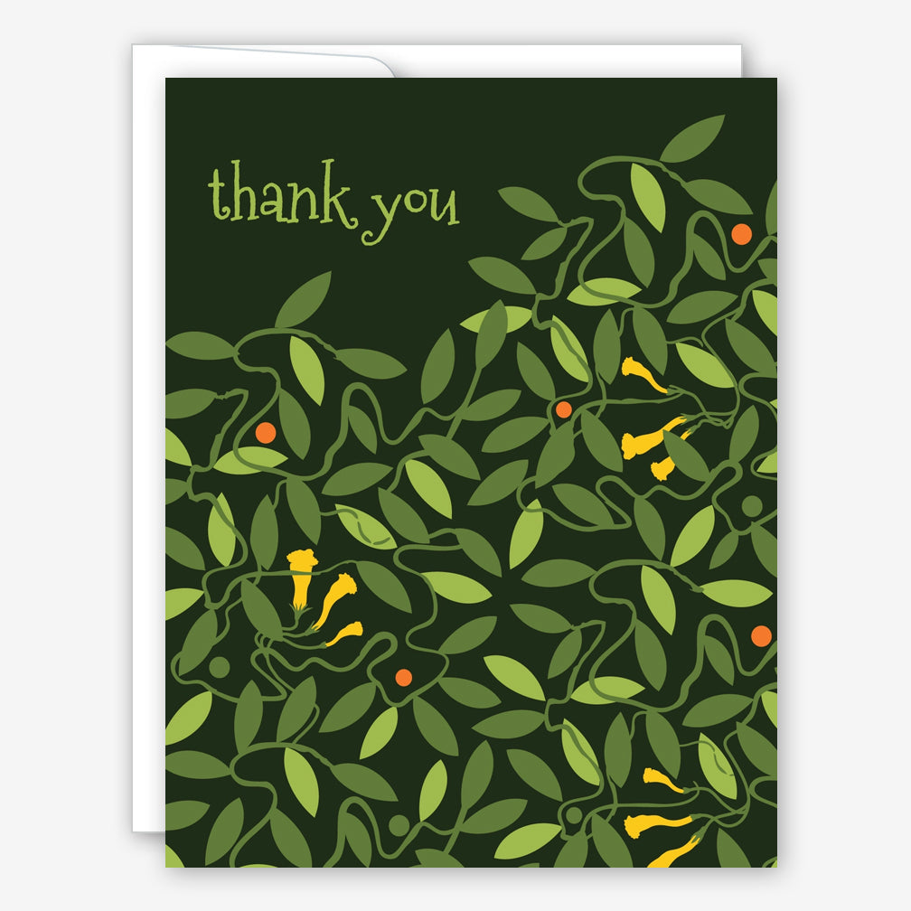 Great Arrow Thank You Card: Floral Vines