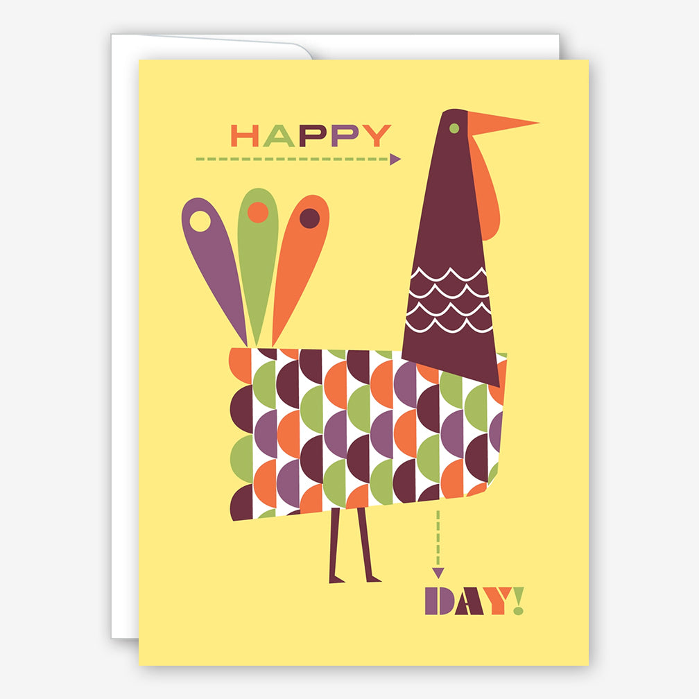 Great Arrow Thanksgiving Card: Art Turkey