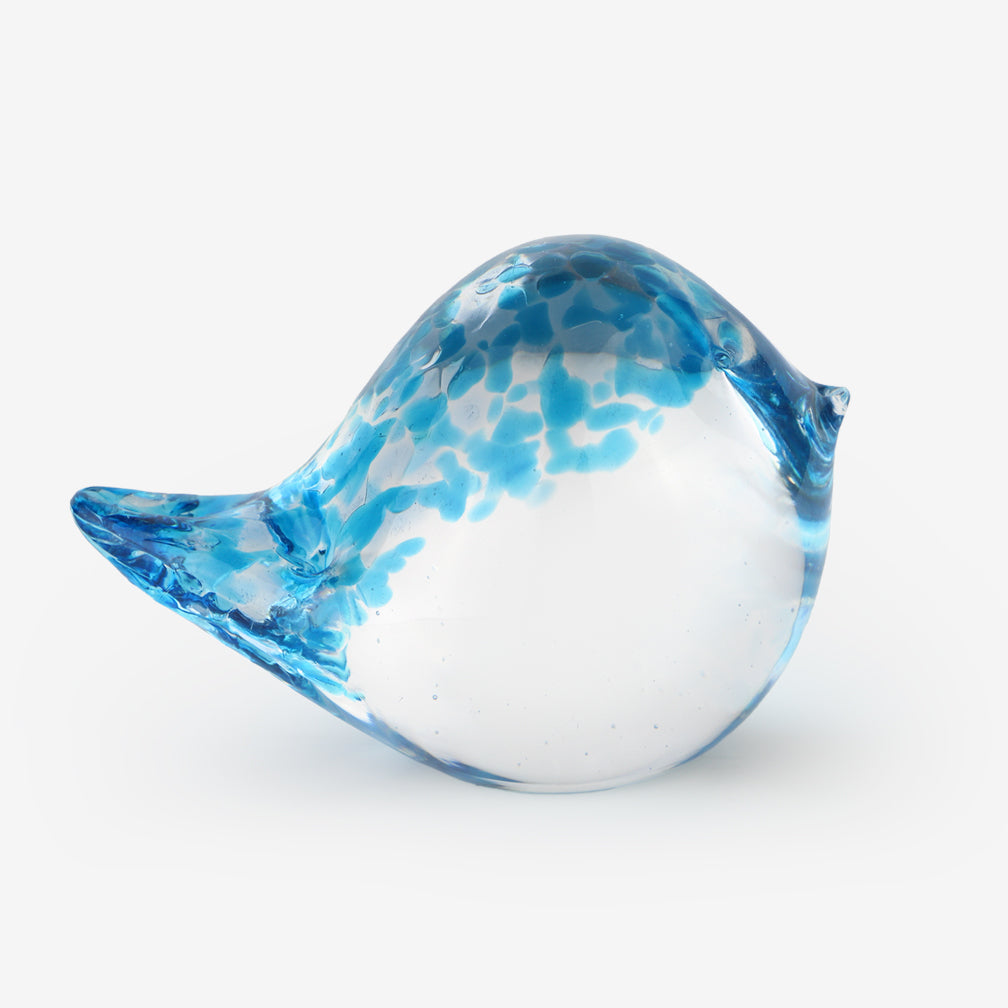 Henrietta Glass: Little Bird: Azure Chickadee