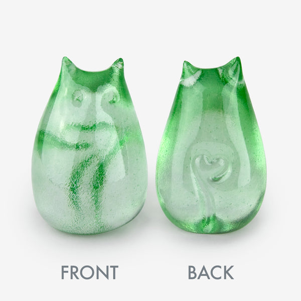 Henrietta Glass: Love Cat: Celadon