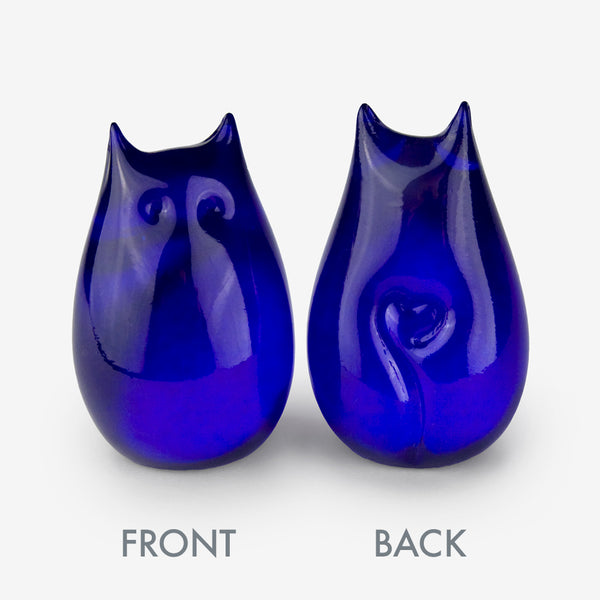 Henrietta Glass: Love Cat: Cobalt