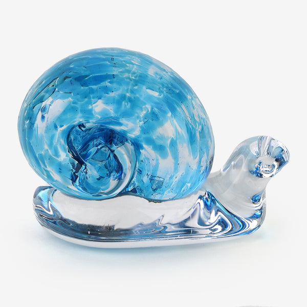 Henrietta Glass: Snail: Azure