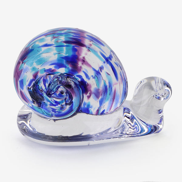 Henrietta Glass: Snail: Periwinkle