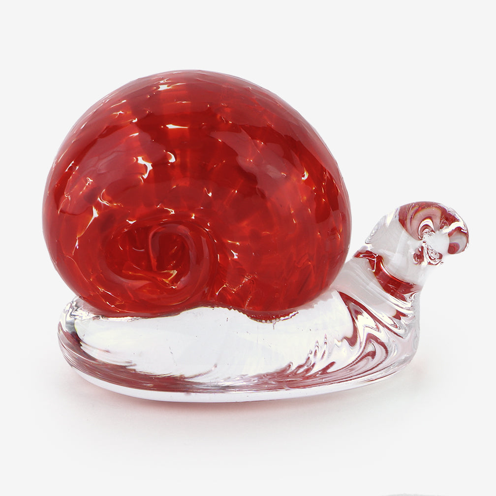 Henrietta Glass: Snail: Red
