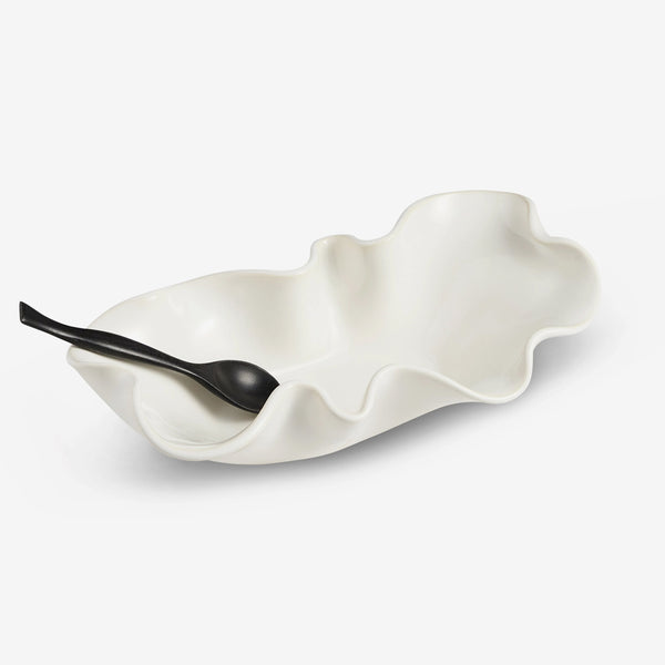 Hilborn Pottery Design: Oblong Bowl: Simply White