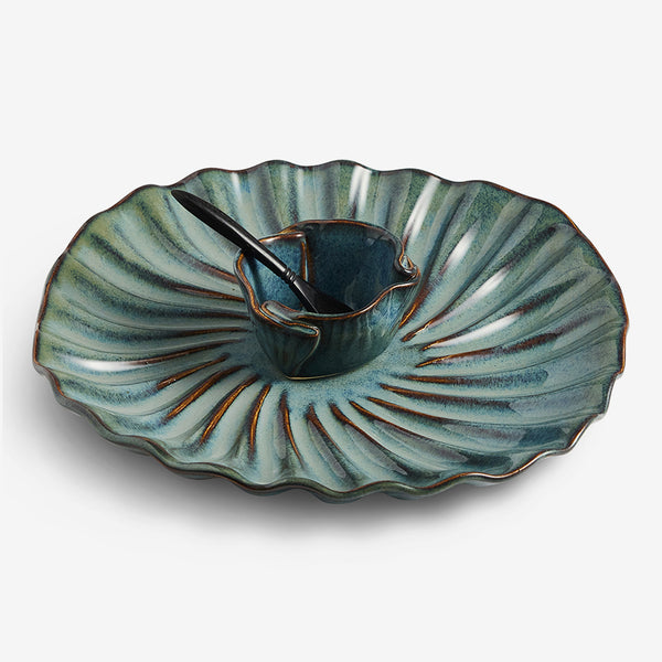 Hilborn Pottery Design: Wavy Set: Medley