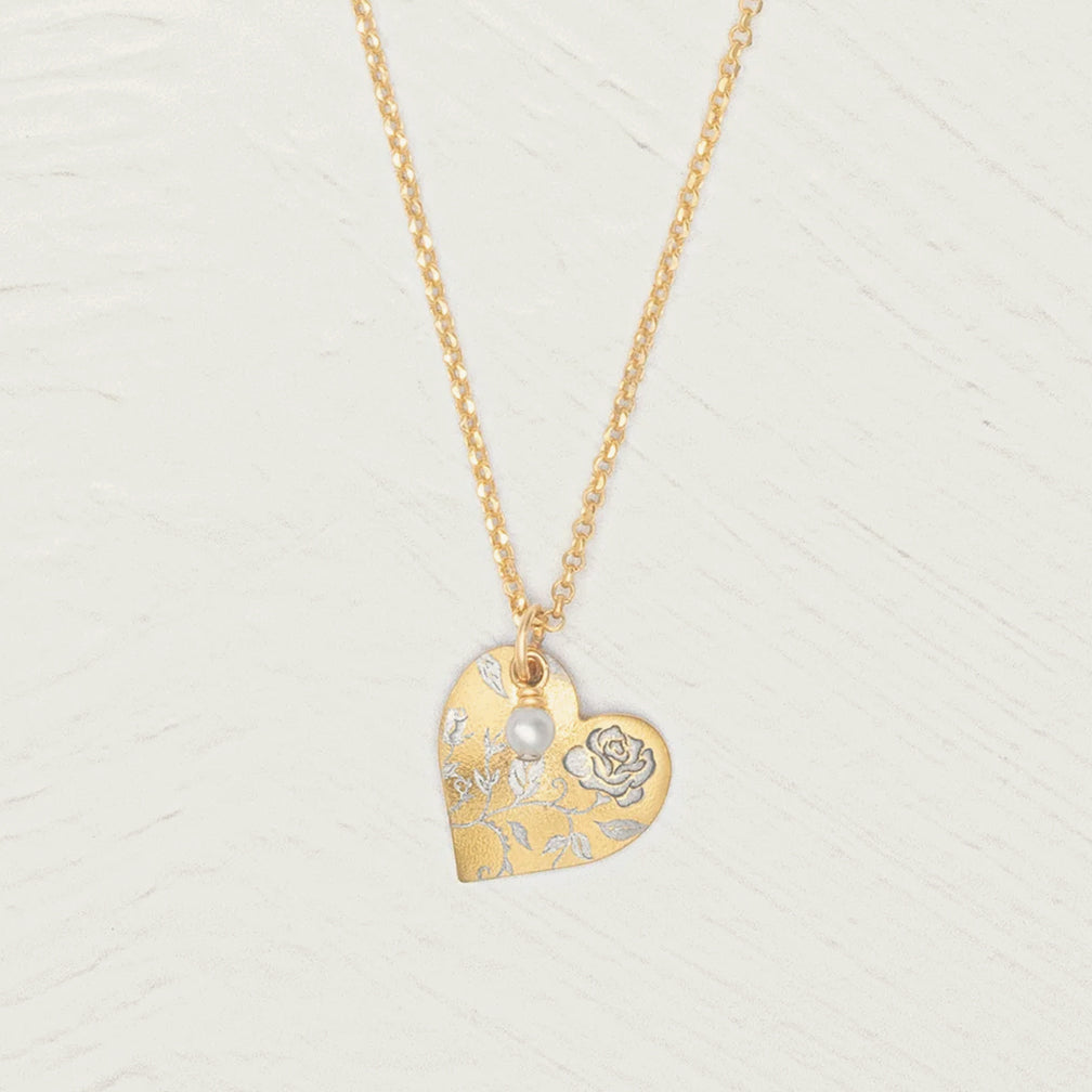 Holly Yashi: Budding Heart Necklace
