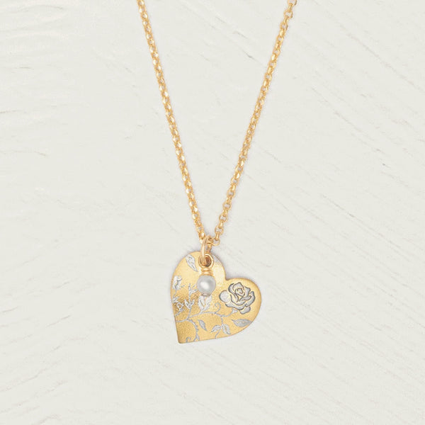 Holly Yashi: Budding Heart Necklace