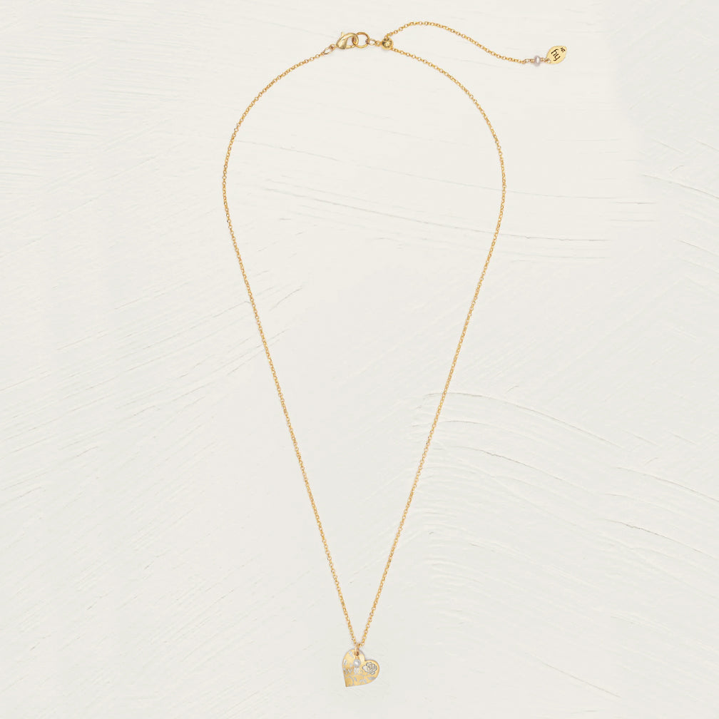 Holly Yashi: Budding Heart Necklace