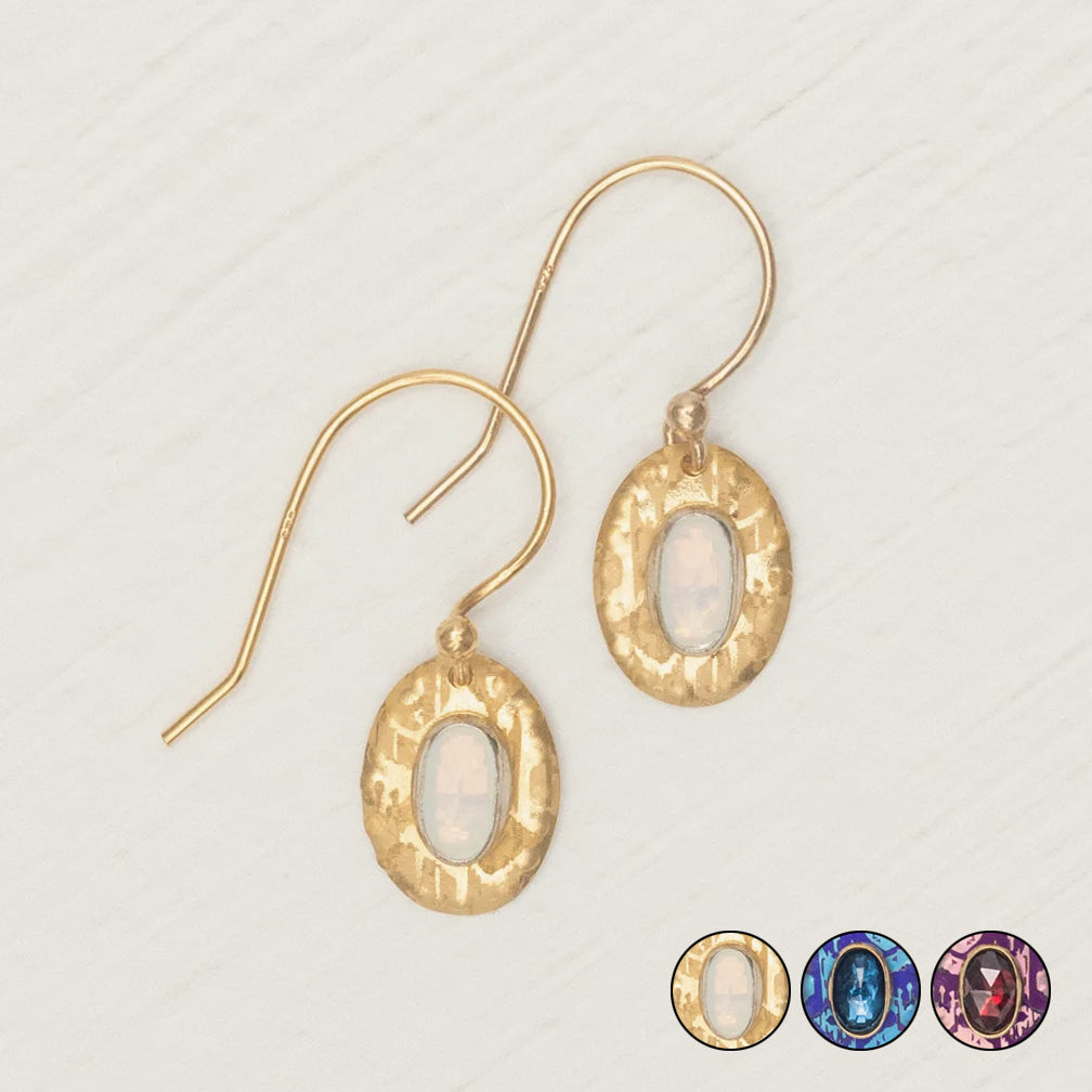 Holly Yashi: Gracie Oval Earrings
