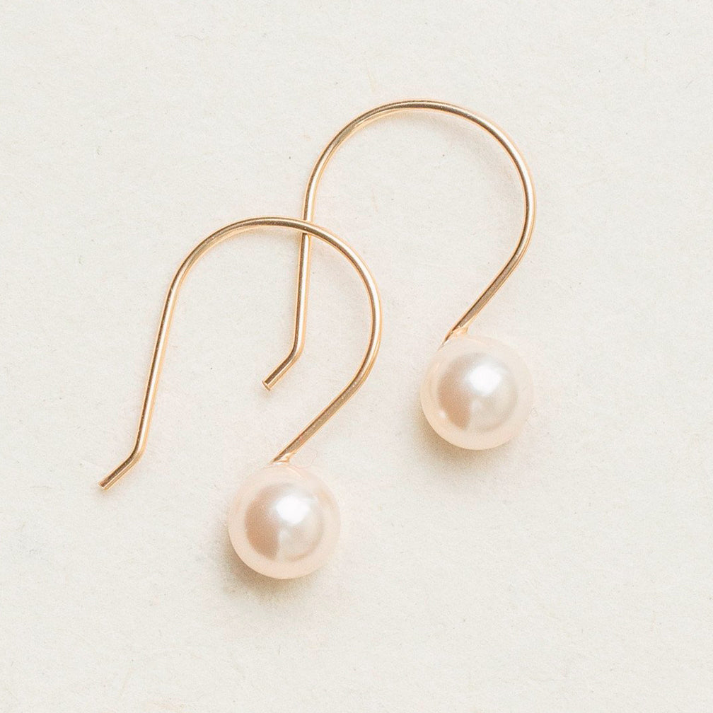 Holly Yashi: Julianna Pearl Drop Earrings