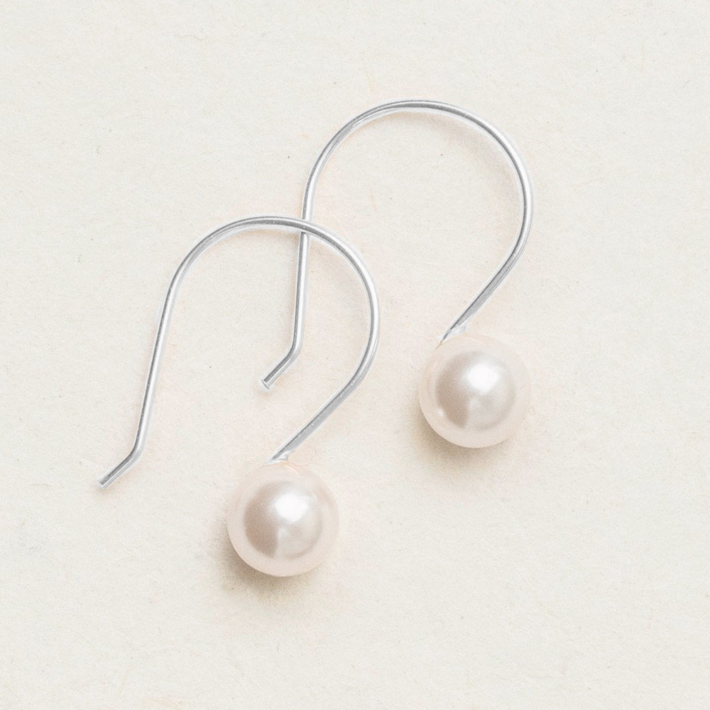 Holly Yashi: Julianna Pearl Drop Earrings