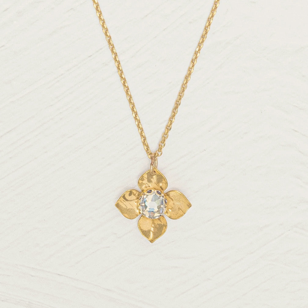 Holly Yashi: Petite Fleur Pendant Necklace