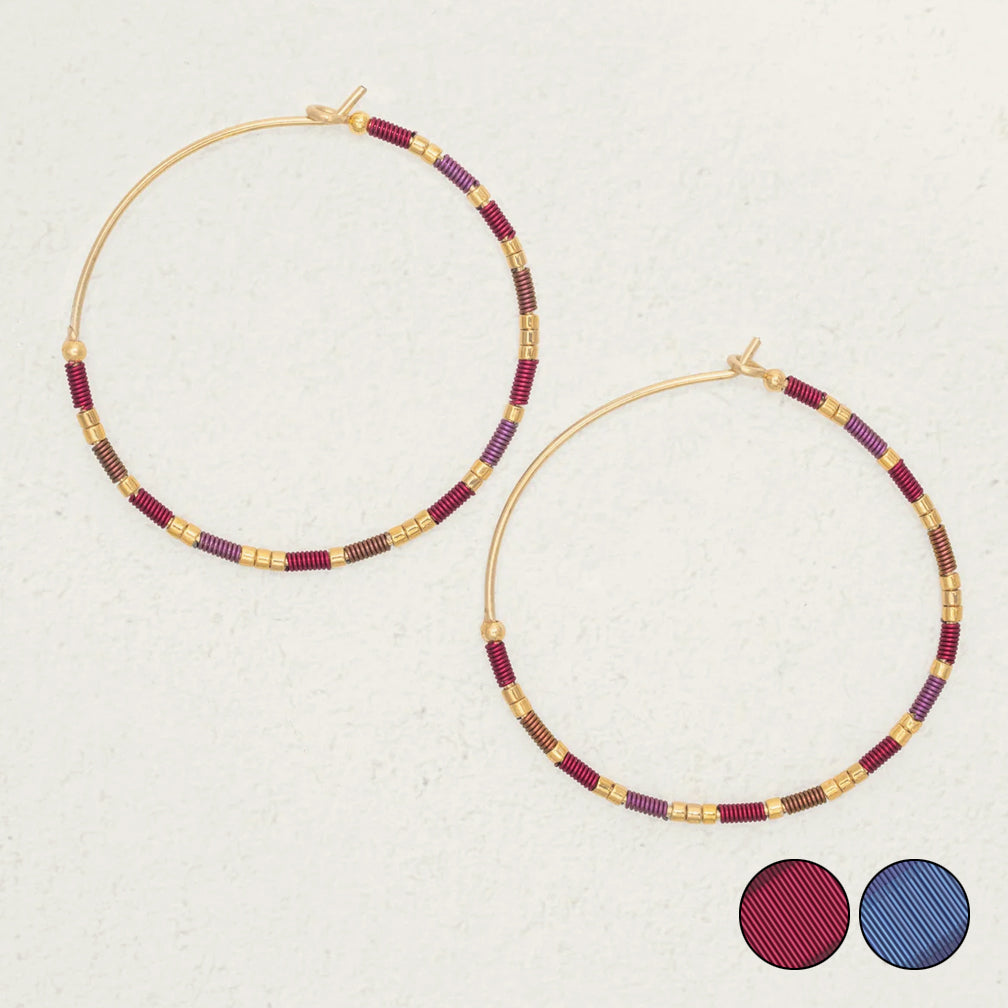 Holly Yashi: Sierra Large Hoop Earrings