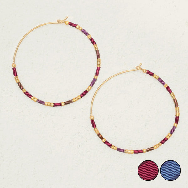 Holly Yashi: Sierra Large Hoop Earrings