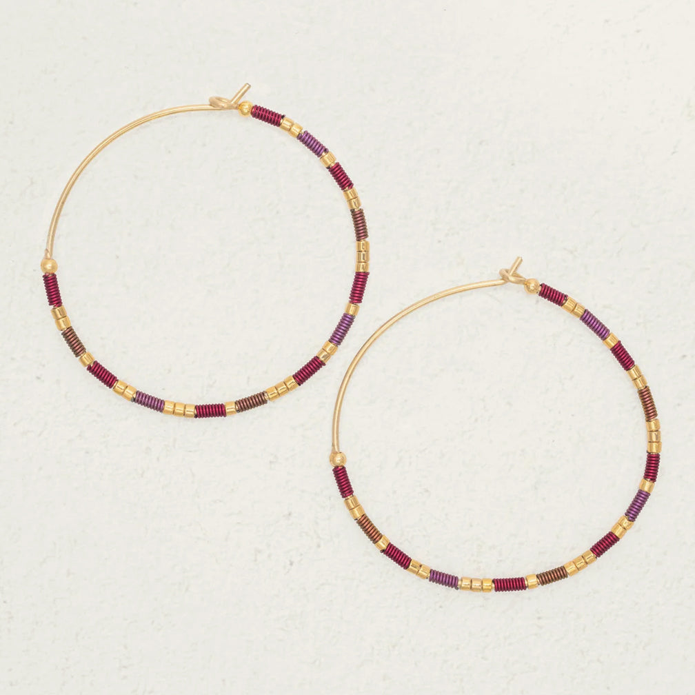 Holly Yashi: Sierra Large Hoop Earrings