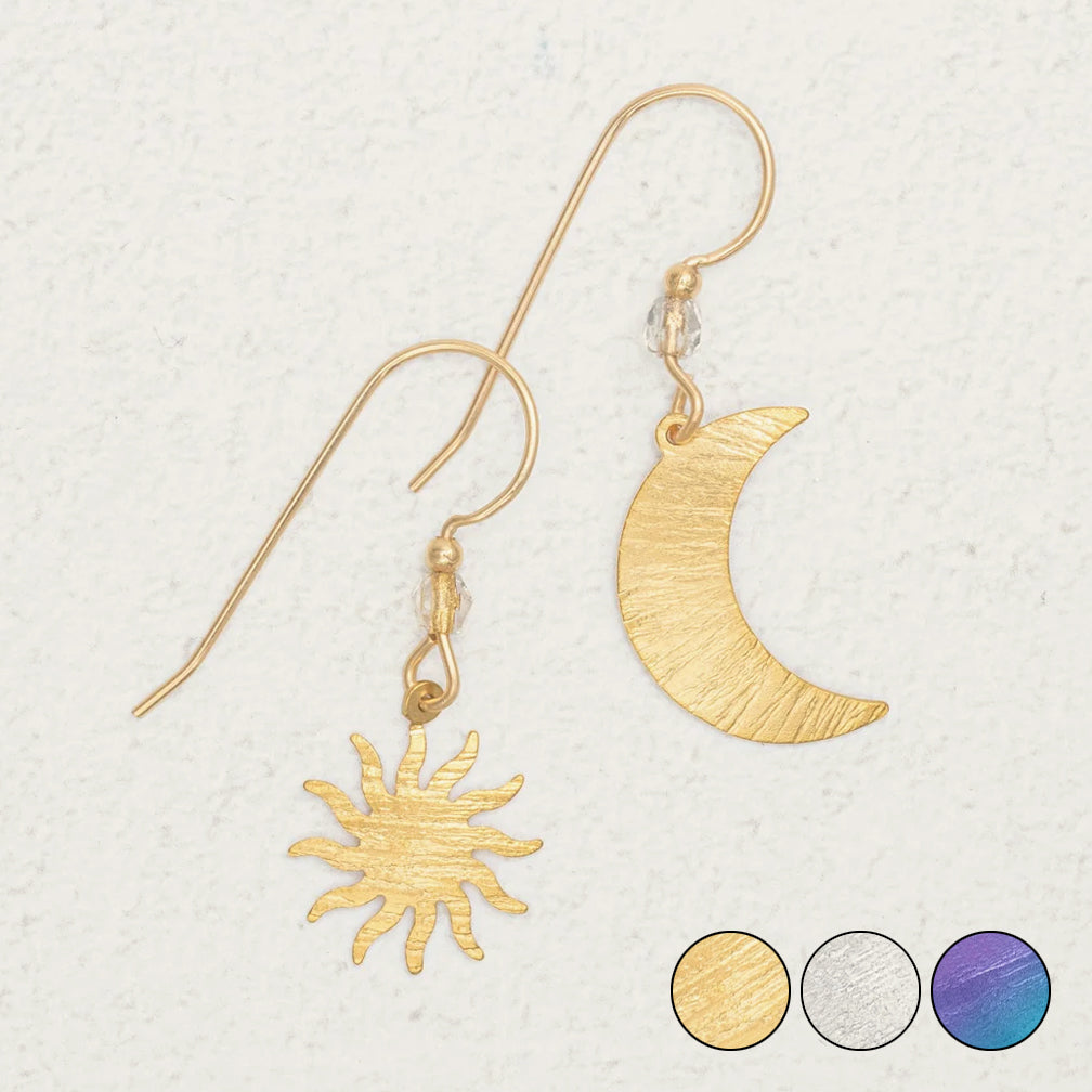 Holly Yashi: Sun and Moon Earrings