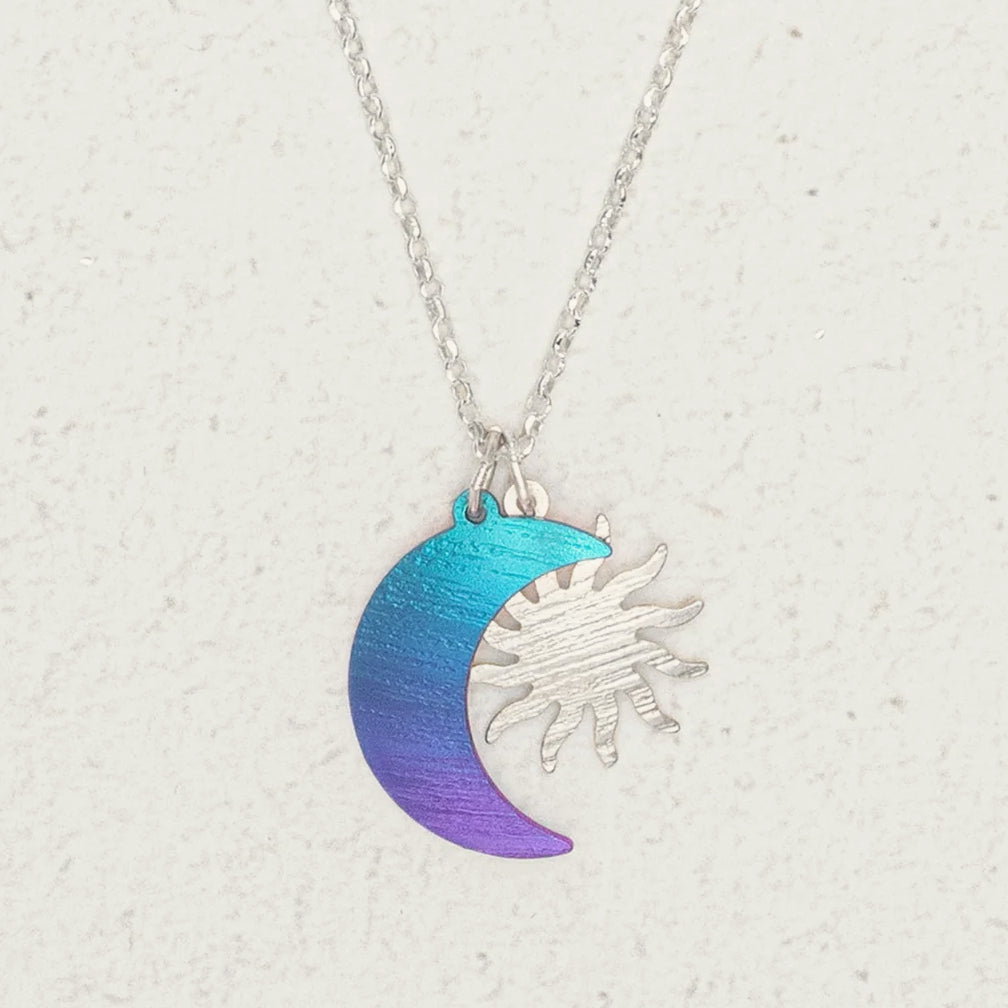 Holly Yashi: Sun and Moon Pendant Necklace