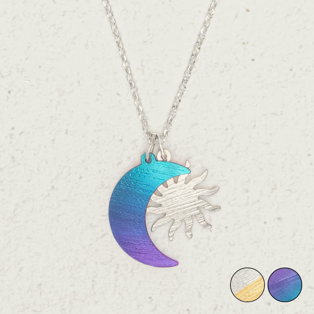 Holly Yashi: Sun and Moon Pendant Necklace