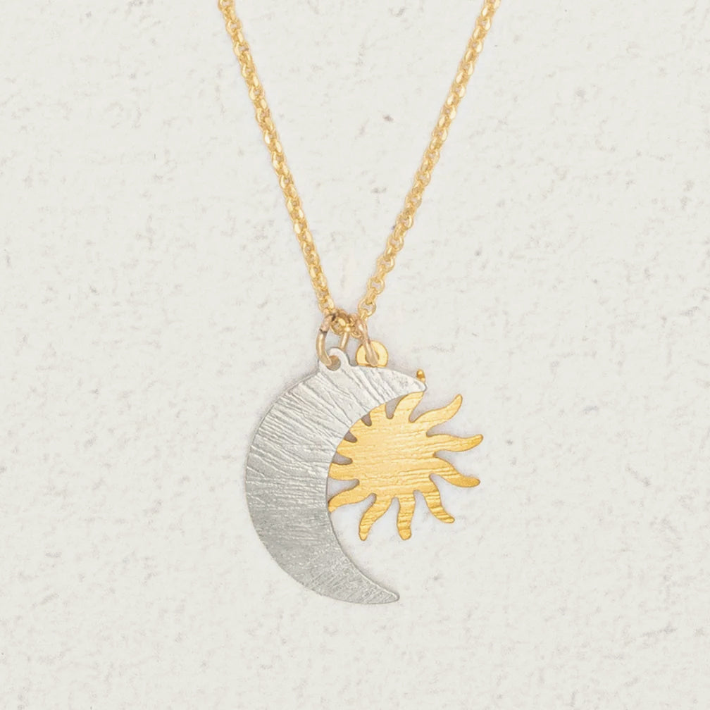 Holly Yashi: Sun and Moon Pendant Necklace
