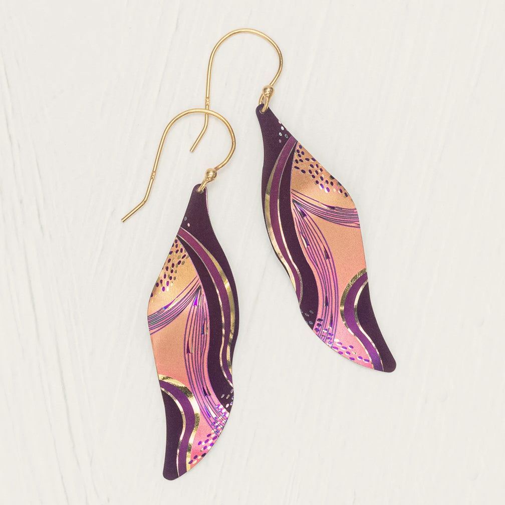 Holly Yashi: Turning Leaf Earrings