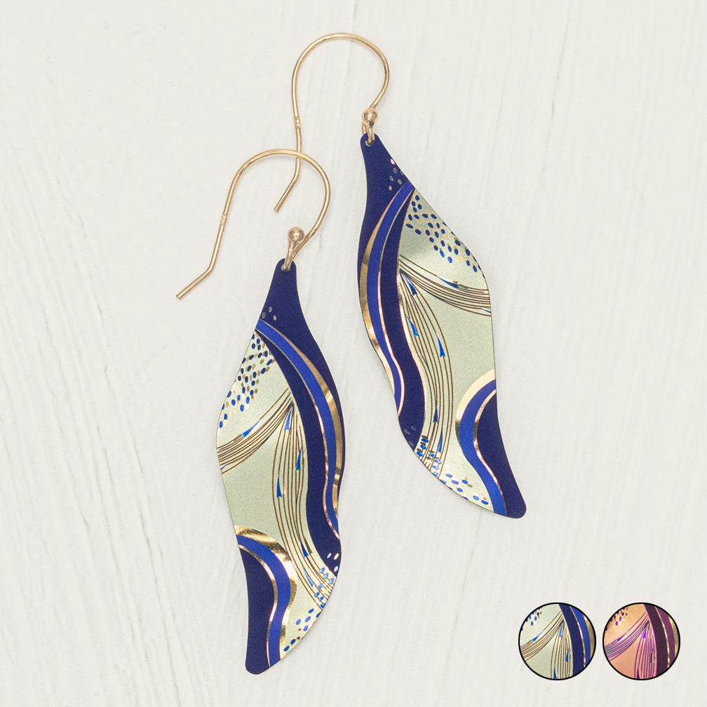 Holly Yashi: Turning Leaf Earrings