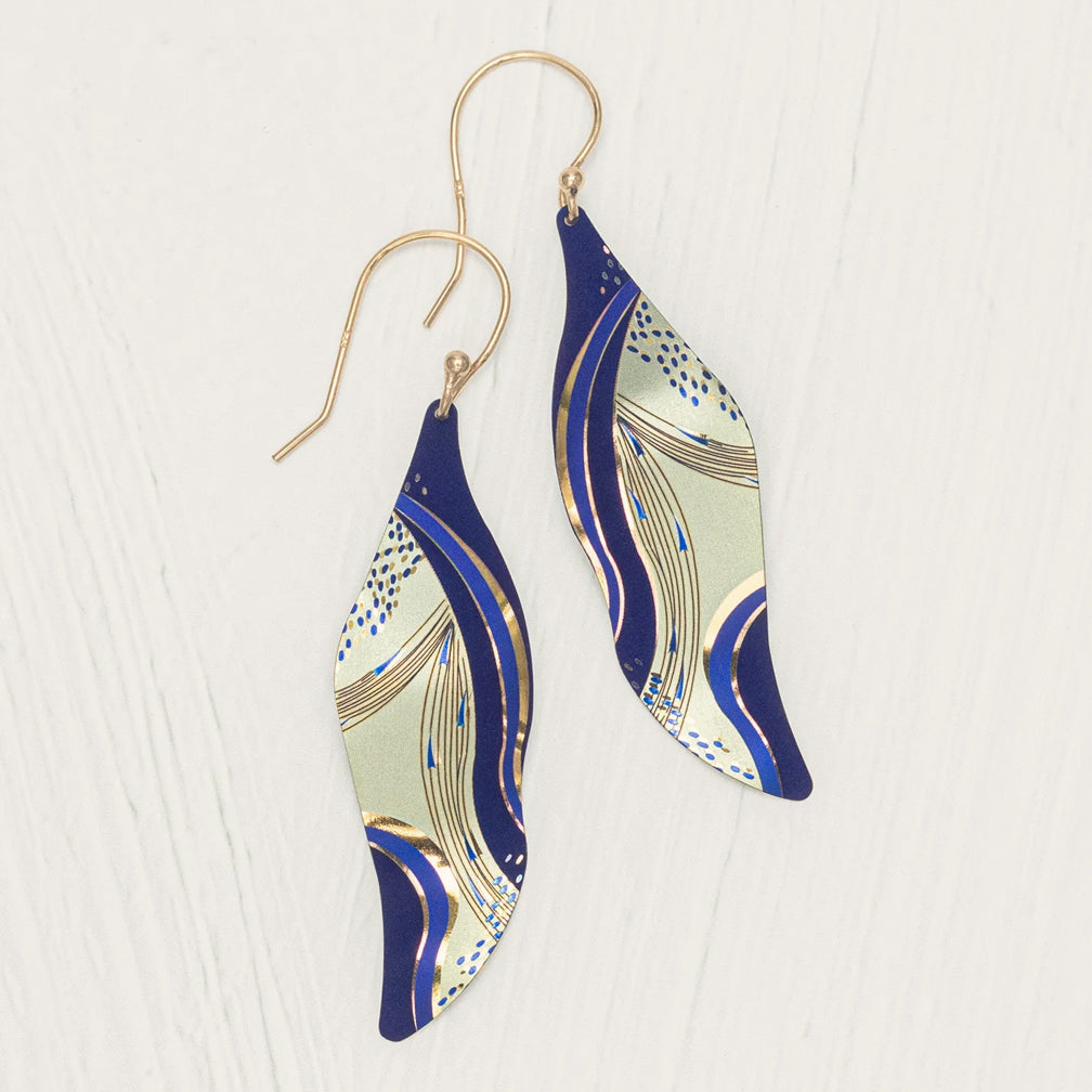 Holly Yashi: Turning Leaf Earrings