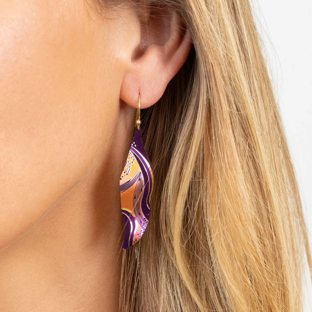 Holly Yashi: Turning Leaf Earrings