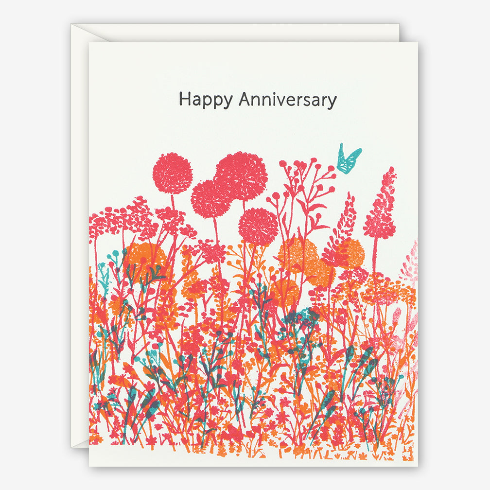Ilee Papergoods: Anniversary Card: Meadow