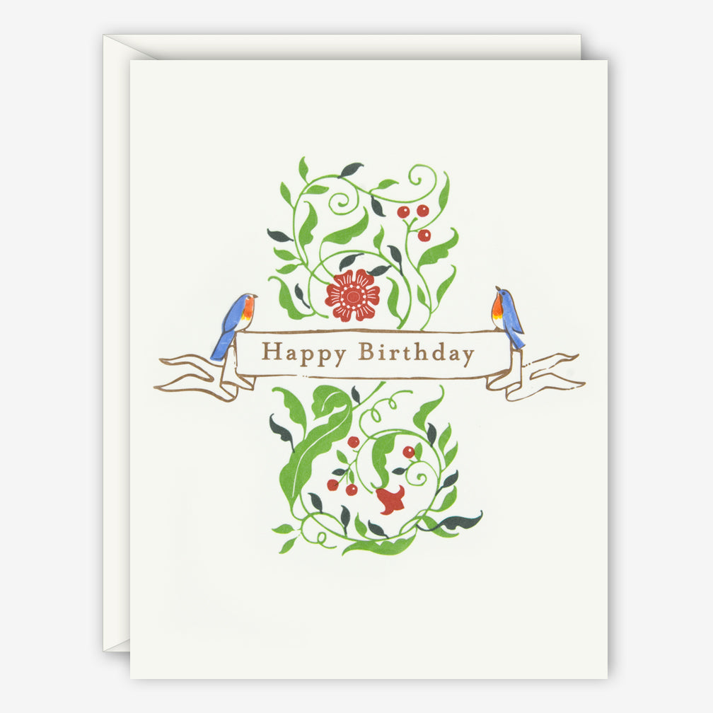 Ilee Papergoods: Birthday Card: Robins