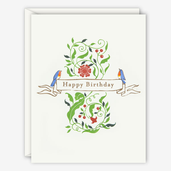 Ilee Papergoods: Birthday Card: Robins