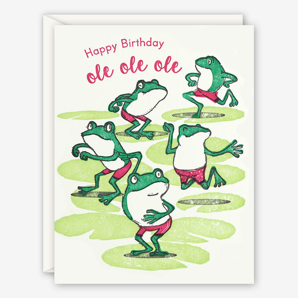 Ilee Papergoods: Birthday Card: Frogs