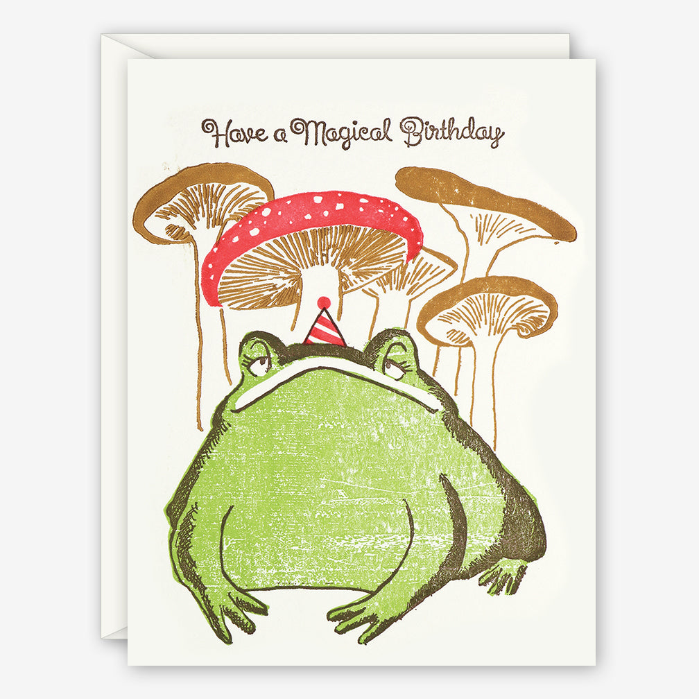 Ilee Papergoods: Birthday Card: Toad Magical