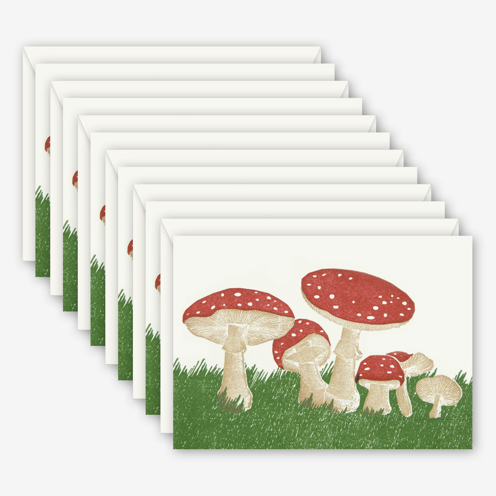 Ilee Papergoods Everyday Card Six Pack Mushroom Helen Winnemore's