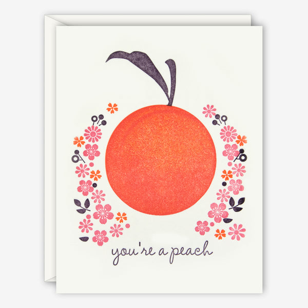 Ilee Papergoods: Everyday Card: Peach, You’re a Peach