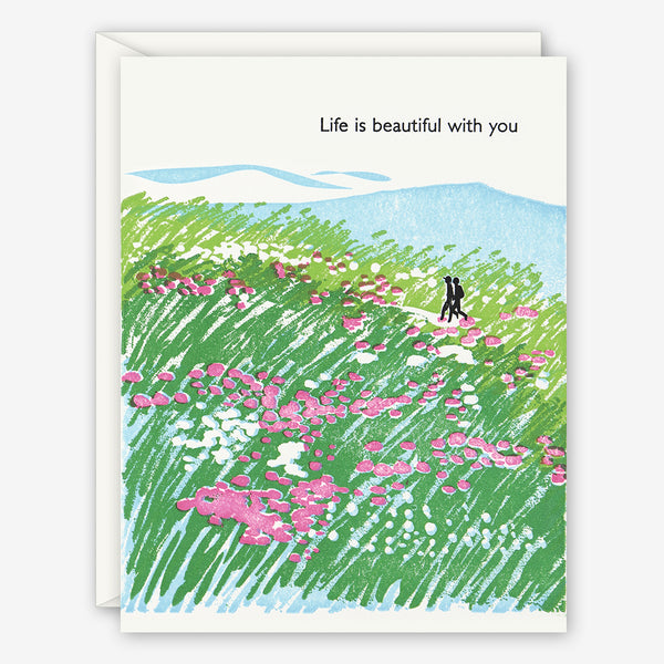 Ilee Papergoods: Love Card: Life Is Beautiful With You