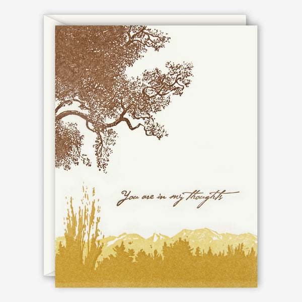 Ilee Papergoods: Sympathy Card: Trees, You Are In My Thoughts